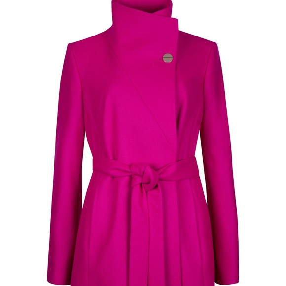 Ted Baker London Jackets & Blazers - Ted Baker Chessy Wool/Cashmere Wrap Coat